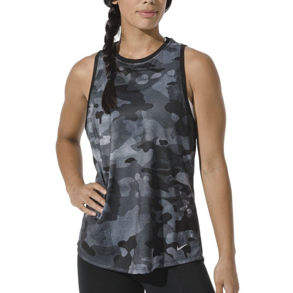 Nike Women's Dri-FIT Camo Tank Top Size M